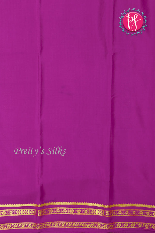 Pure Mysore Crepe Silk Saree -Lightpink And Mejentapink-PF86103