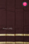 Pure Kanchipuram Silk Saree-Rustorange And Darkmarron-PA26219