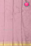 Pure Mysore Crepe Silk Saree-Mauve Pink-PA21845