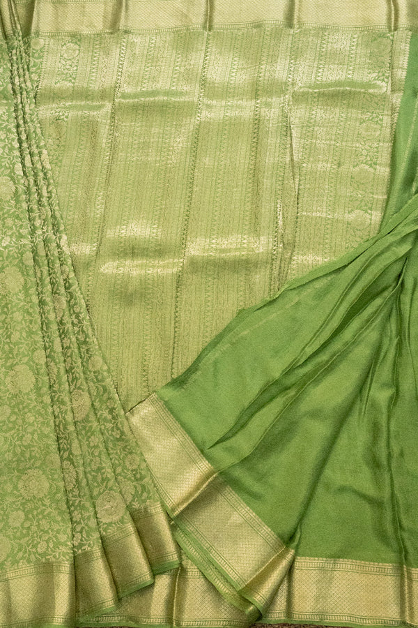 Day 6 Pure Khaddi Banarasi Crepe Silk Saree-PA23864