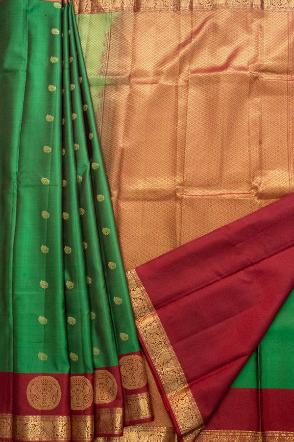 Day 6 Pure Kanchipuram Silk Saree-PA23523