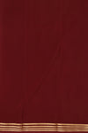 Pure Mysore Crepe Silk Saree -Rustorange And Chololate Brown-PF79543
