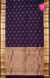 Pure Kanchipuram Silk Saree-Dark Purple-PF59192