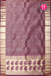 Pure Kanchipuram Silk Saree-Darkpurple -PA04484
