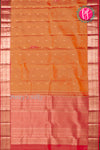 Pure Kanchipuram Silk Saree-Rustorange And Dualshadepink-PA81332