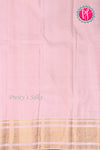 Pure Kanchipuram Silk Saree-Blue And Lightpink-PA23514