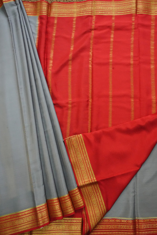 Day 7 Pure Mysore Crepe Silk Saree-PA01968