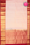 Pure Kanchipuram Silk Saree-Lightpink And Marron-PA23597