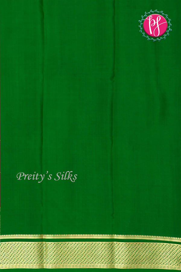 Pure Mysore Crepe Silk Saree -PF80212