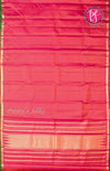 Pure Kanchipuram Silk Saree- Orangish Pink-PF68591