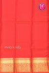 Pure Kanchipuram Silk Saree-Red-PA23602