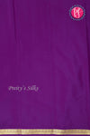 Pure Mysore Crepe Silk Saree -Purple-PA11134