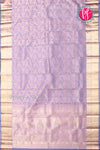 Pure Brocade Kanchipuram Silk Saree-LightLavender-PA04491