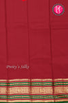 Pure Kanchipuram Silk Saree-Mustardyellow And Red-PA27234