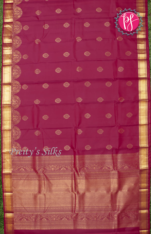 Pure Kanchipuram Silk Saree-PF47936