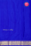Pure Mysore Crepe Silk Saree -Royalblue-PA01334