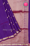 Kanchipuram Soft Silk Saree-Purple-PA35075