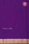 Pure Mysore Crepe Silk Saree -Lilac And Purple-PA01166