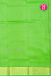 Pure Mysore Crepe Silk Saree -Parrotgreen -PF85868