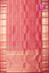 Pure Kanchipuram Silk Saree-Red-PA04486