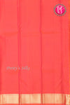 Pure Kanchipuram Silk Saree-Orange-PA34518