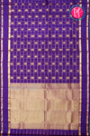 Half Pure Kanchipuram Silk Saree- Purple- PA24996