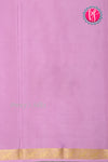 Pure Mysore Crepe Silk Saree-Mauvepink-PA19804