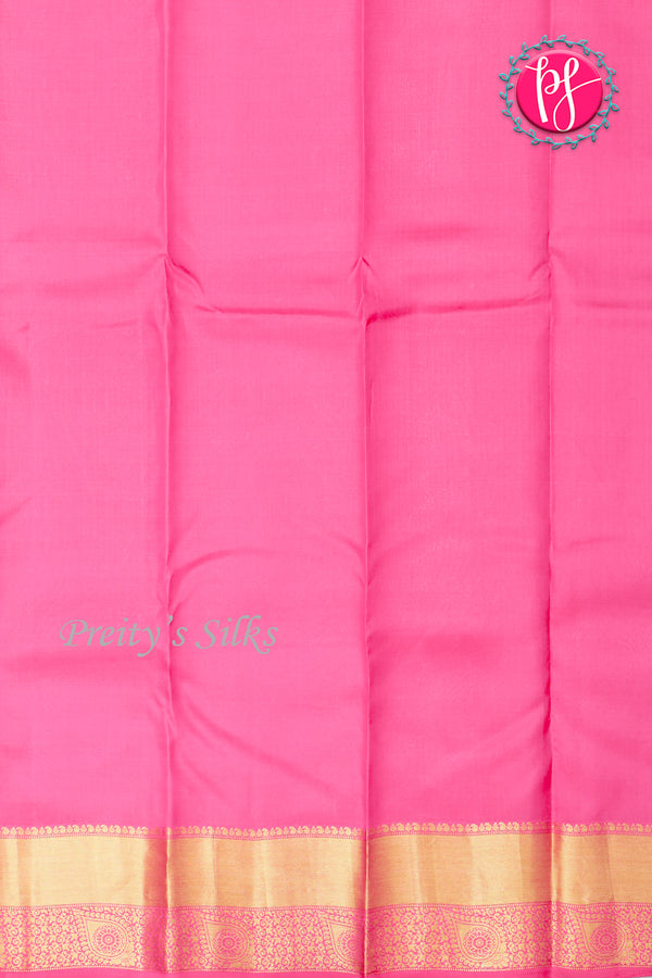 Pure Kanchipuram Silk Saree-Light pink-PA27186