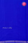 Pure Mysore Crepe Silk Saree-Royalblue-PA20546