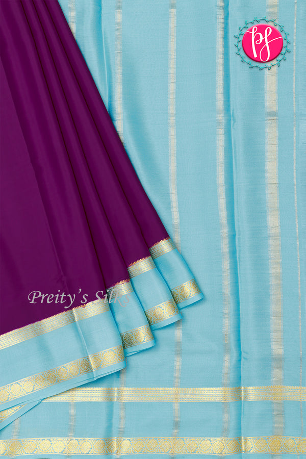 Pure Mysore Crepe Silk Saree- PA22264