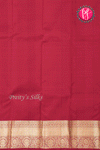 Pure Kanchipuram Silk Saree-Mustardyellow And Red-PA39422