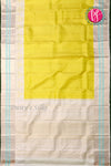 Pure Kanchipuram Silk Saree-LemonYellow-PF83492
