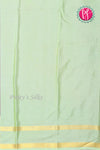 Pure Mysore Crepe Silk Saree -Light Wine And lightgreen-PF82497