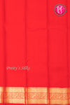 Pure Brocade Kanchipuram Silk Saree-Red-PA27188