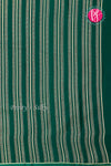 PURE KADDI BANARASI GEORGETTE SILK SAREE-Bottlegreen-PA14778