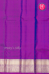 Pure Kanchipuram Silk Saree-Peacockblue-PA39434