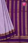 Pure Mysore Crepe Silk Saree With Bentex Border-PF80270