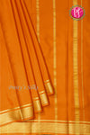 Pure Mysore Crepe Silk Saree -Mustardyellow-PA84140