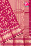 Pure Kanchipuram Silk Saree-Mejentapink And Green-PA27234