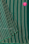 PURE KADDI BANARASI GEORGETTE SILK SAREE-Bottlegreen-PA14778
