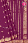 Pure Mysore Crepe Silk Saree-PF77430