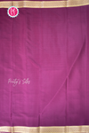 Pure Mysore Crepe Silk Saree-Deepwine-PA57163