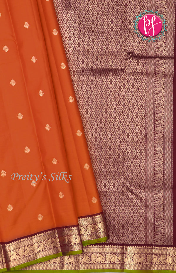 Pure Kanchipuram Silk Saree-PF68623