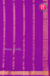 Pure Mysore Crepe Silk Saree-Lavender-PA33565