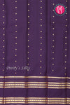 Pure Kanchipuram Silk Saree-Magenta-Rose And Navyblue-PA17570