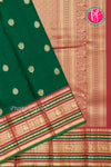 Pure Kanchipuram Silk Saree-Green And Red-PA27234