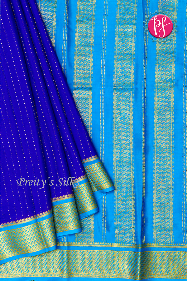 Pure Mysore Crepe Silk Saree -PF80211