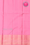 Pure Kanchipuram Silk Saree-Rubyred And BabyPink-PA27124