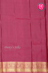 Half Pure Kanchipuram Silk Saree-Bottlegreen And Pink-PA27074