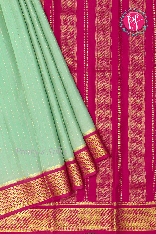 Pure Mysore Crepe Silk Saree -PF80204